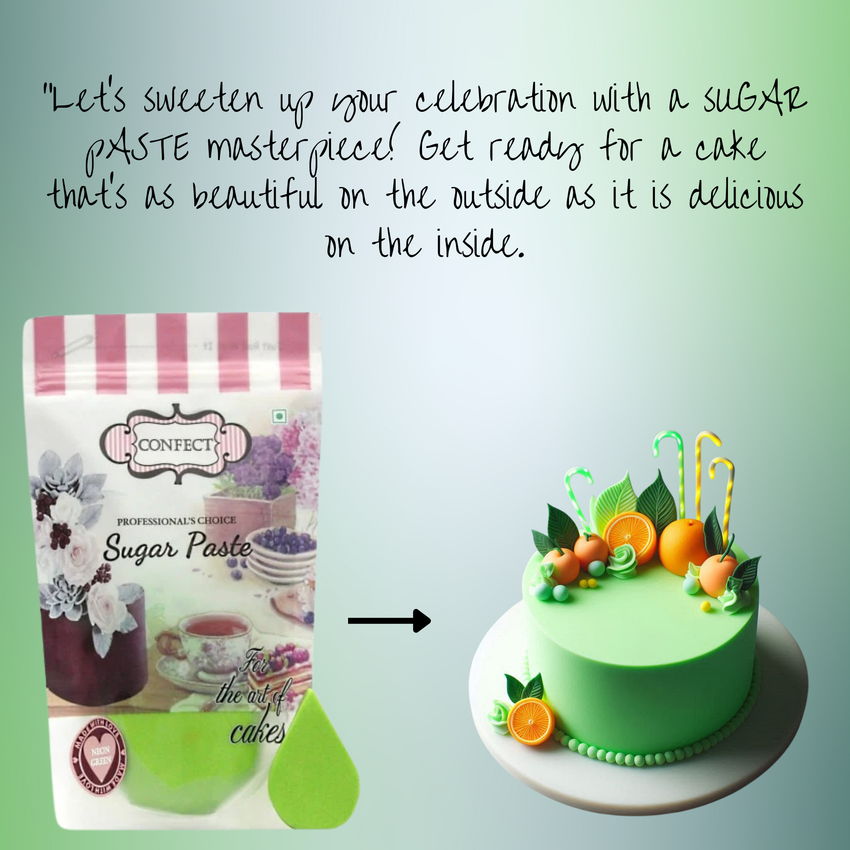 Neon Green Fondant | Edible Sugarpaste 1 Kg
