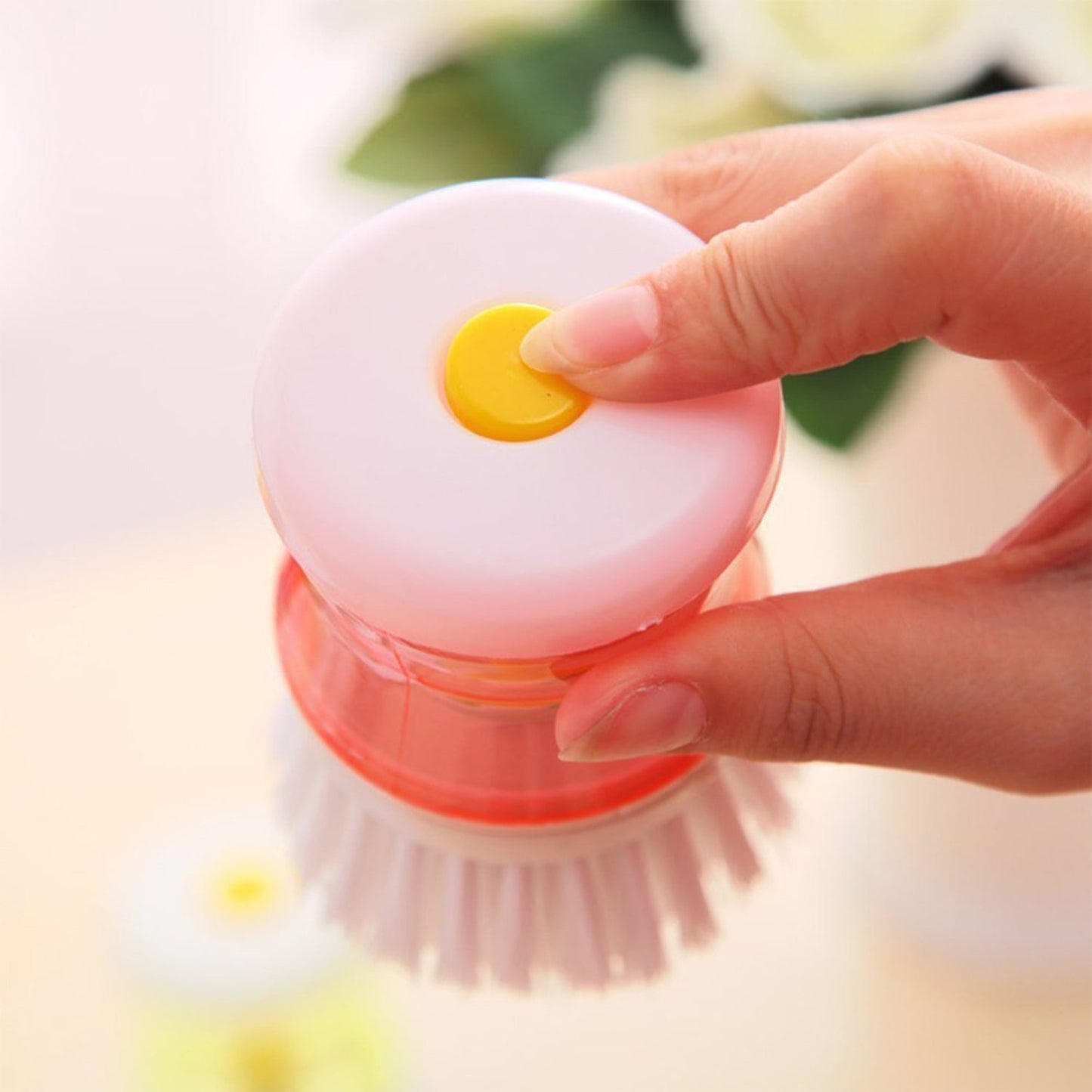 Cleaning Brush with Liquid Soap Dispenser - Springkart 