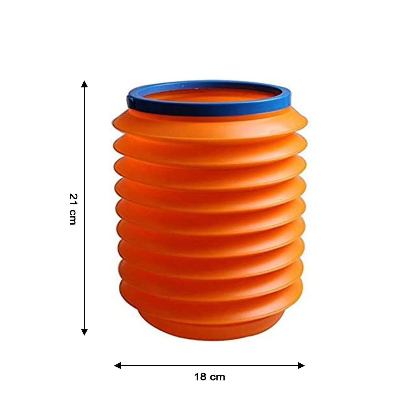 Foldable Storage Bucket , Water Container & Dustbin Multiuse Bucket For Home , Car & Kitchen Use Bucket - Springkart 