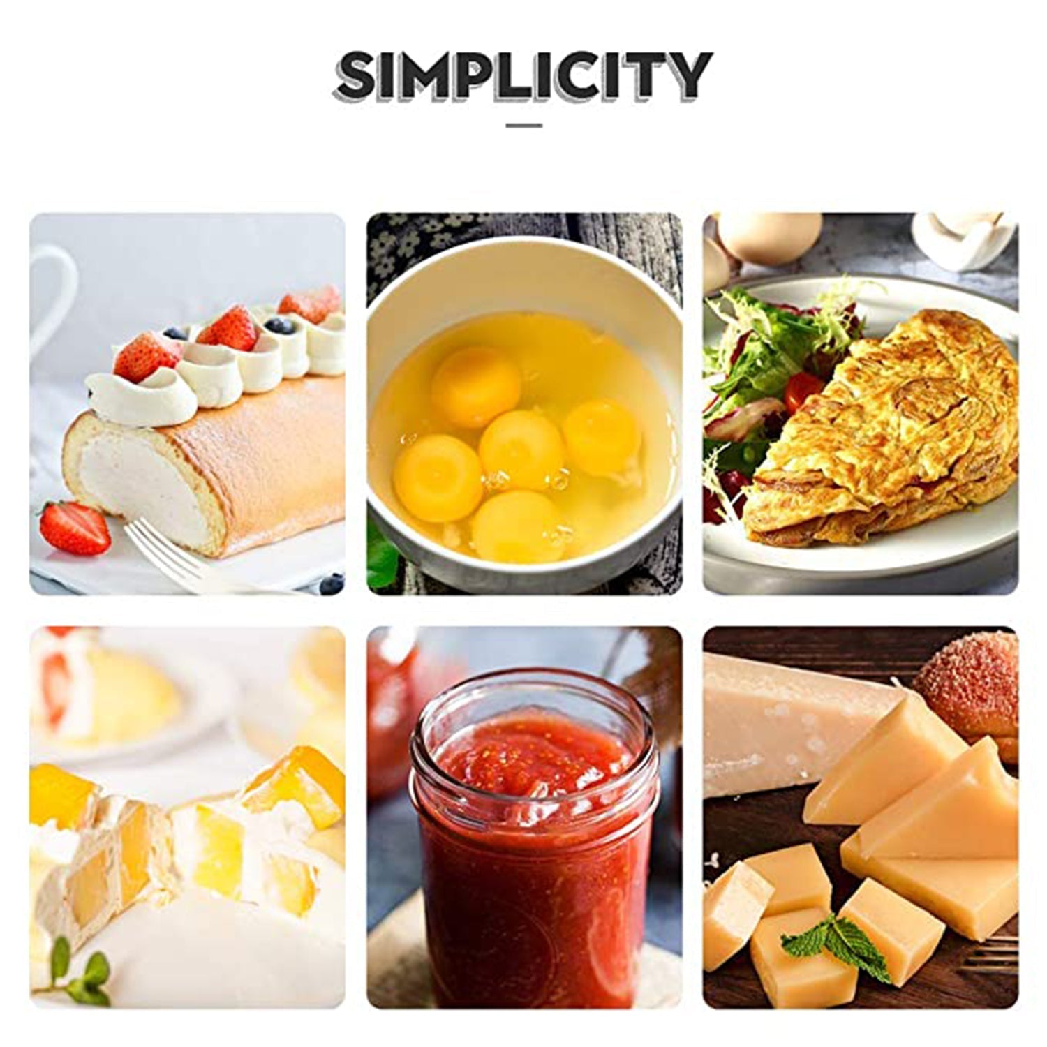Manual Whisk Mixer Silicone Whisk, Cream Whisk, Flour Mixer, Rotary Egg Mixer, Kitchen Baking Tool. - Springkart 