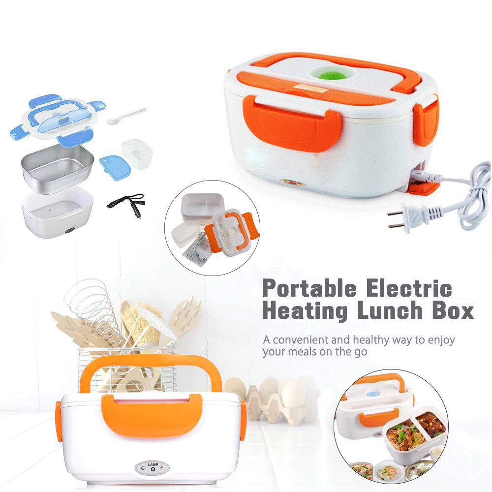 Portable Lunch Dabba Electric foods Warmer Box Tiffin / Portable Electric Heating Lunch Box - Springkart 