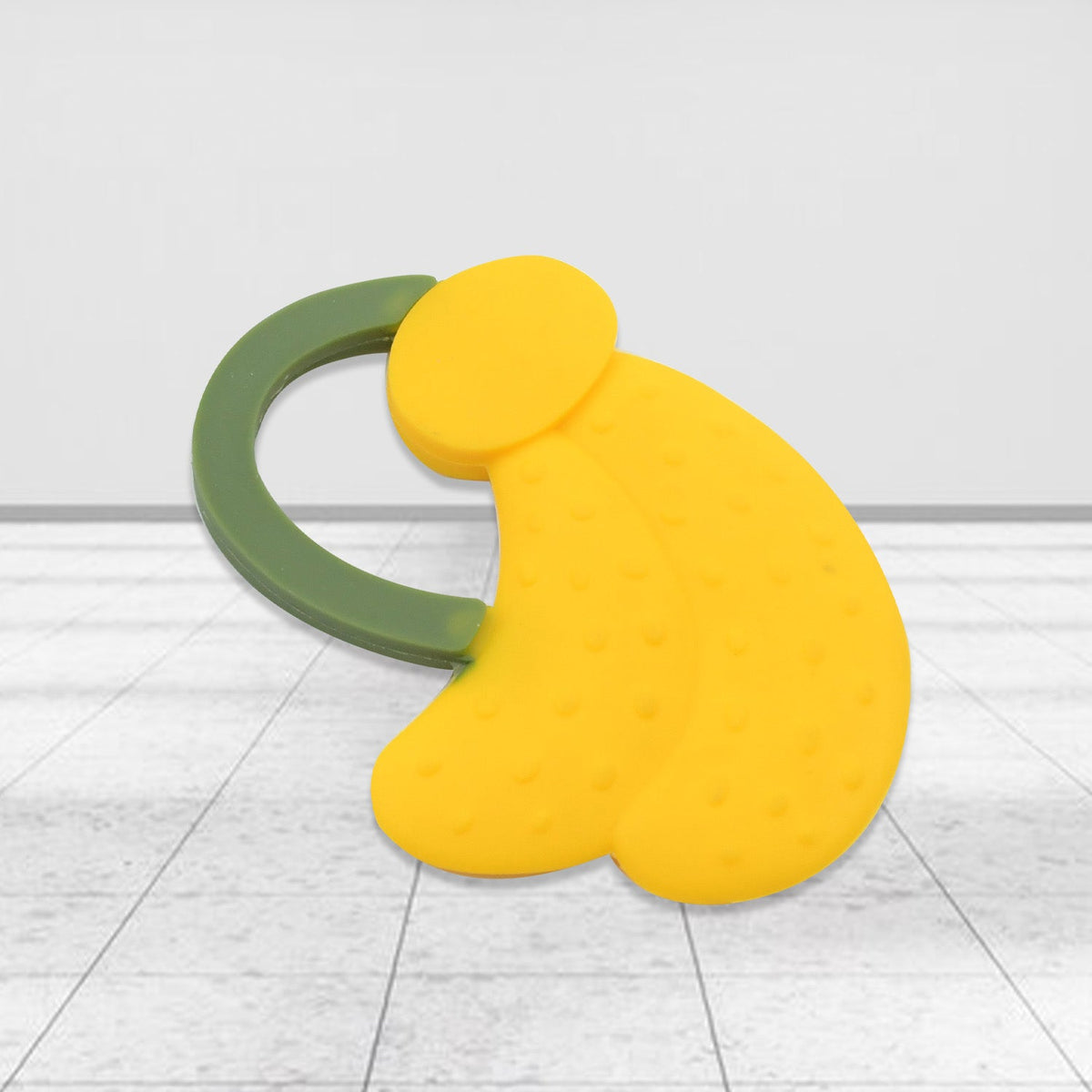 Baby Silicone Teether (1 Pc): Food Grade, Non-Toxic, Teething Relief (3 Months+) - Springkart 