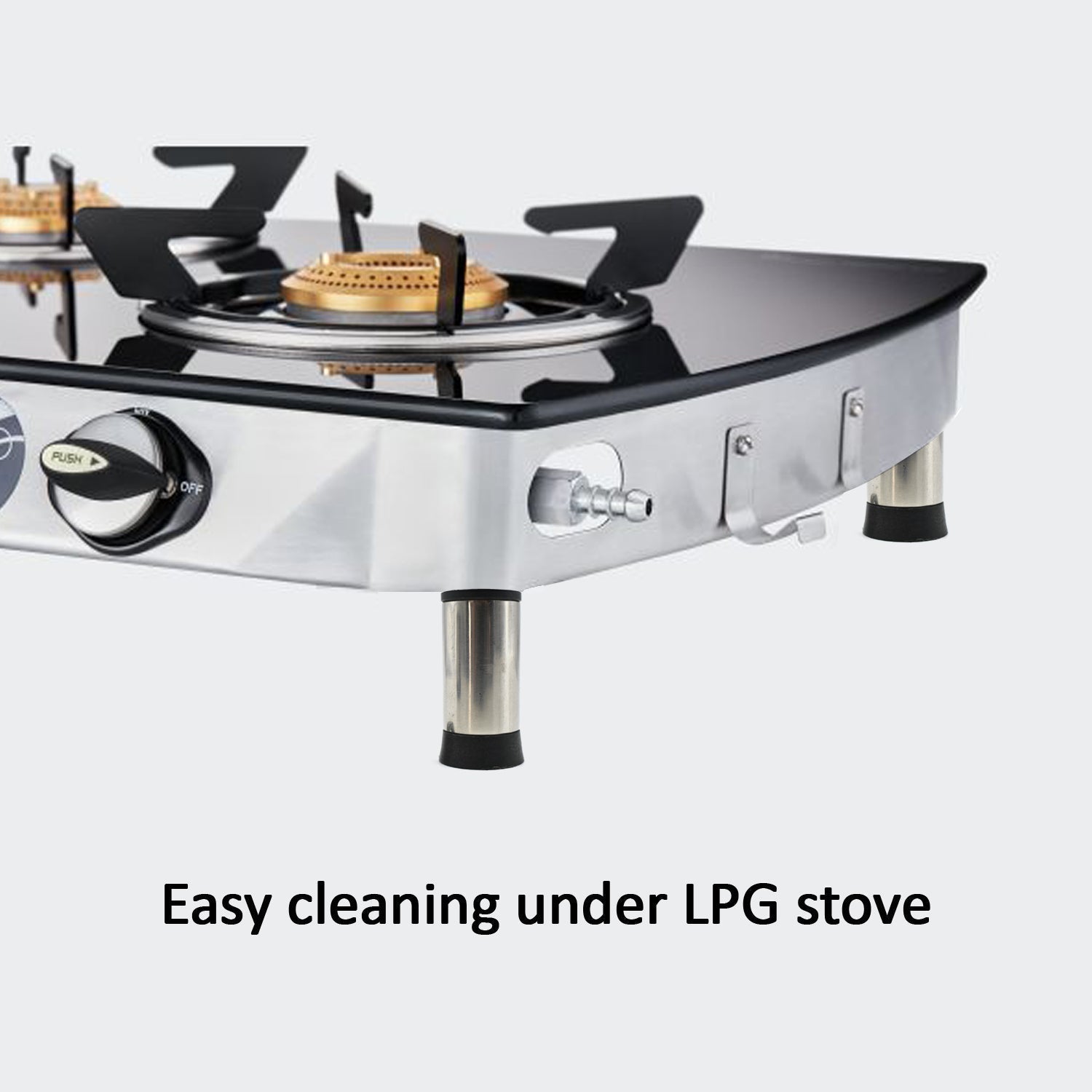 Stainless Steel LPG Stove Legs 4pcs - Springkart 