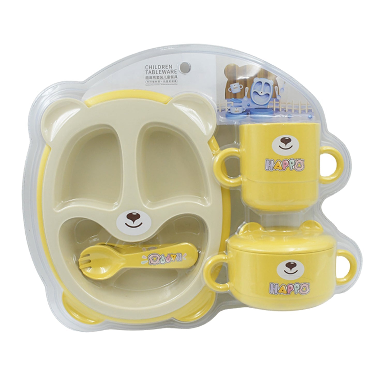 Baby Feeding Set For Kids And Toddlers (7 pcs set) - Springkart 