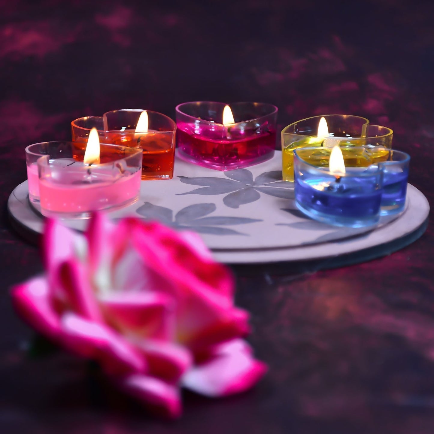 Heart Shape Wax Scented Candles. (Pack of 20 pcs) - Springkart 