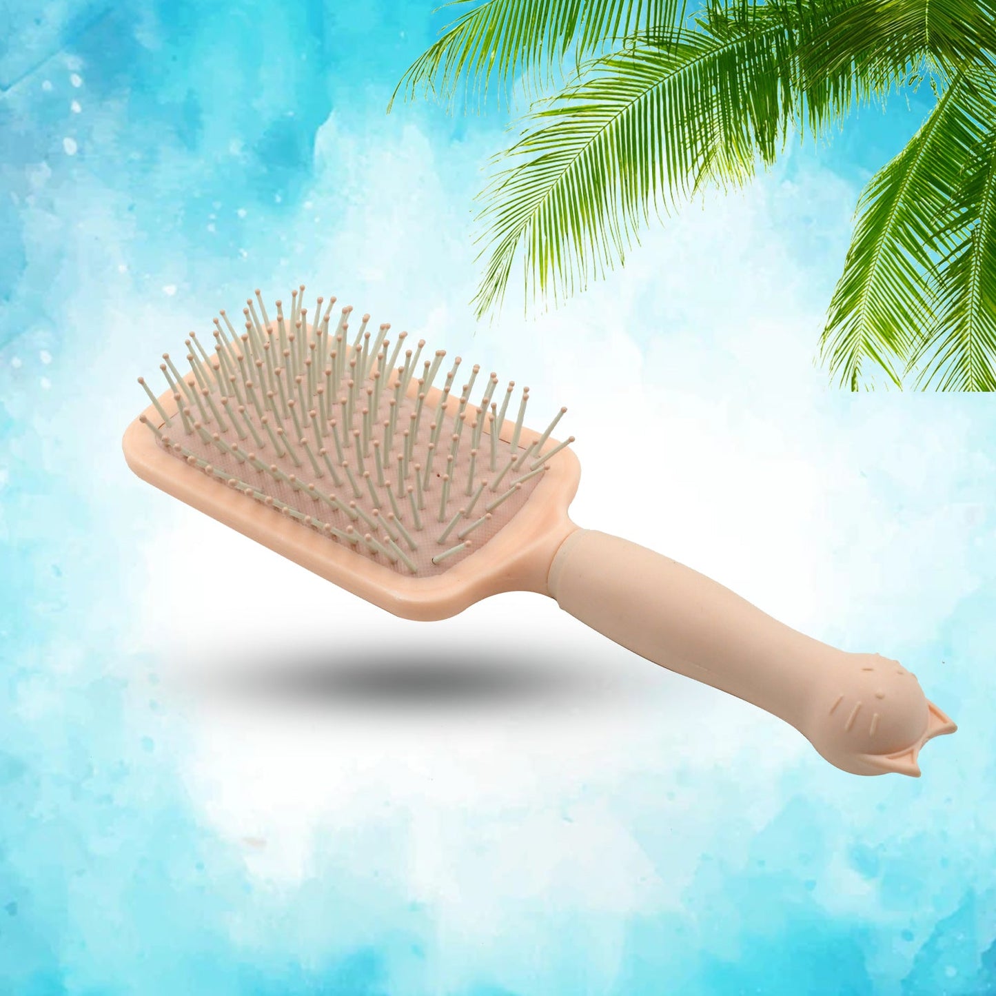 Massage Comb, Massage Hair Brush Ergonomic Matt Disappointment for Straight Curly Hair Cushion Curly Hair Comb For Detangling Professional Comb For Men And Women for All Hair Types, Home Salon DIY Hairdressing Tool (1 Pc / 24 Cm) - Springkart 