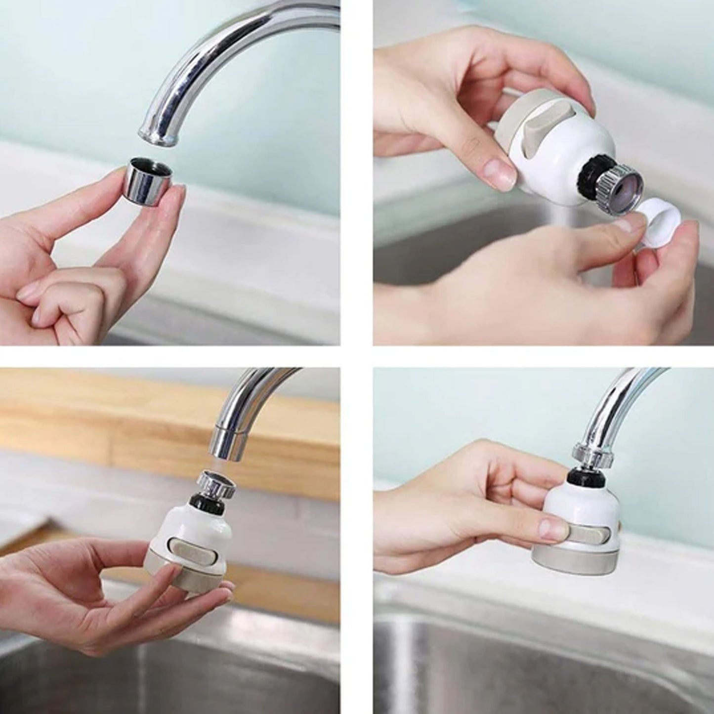 Kitchen Water Shower Tap Faucet Tap Aerator - Springkart 