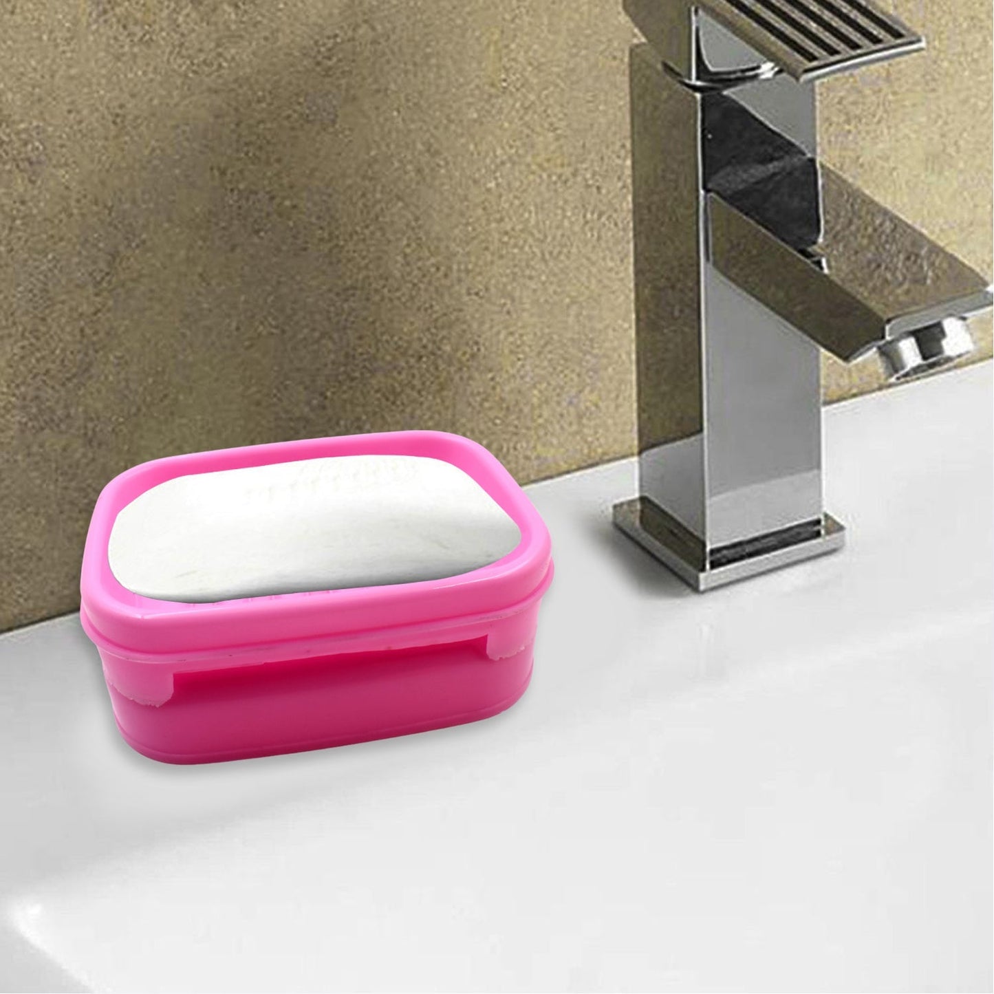 Covered Soap keeping Plastic Case for Bathroom use - Springkart 