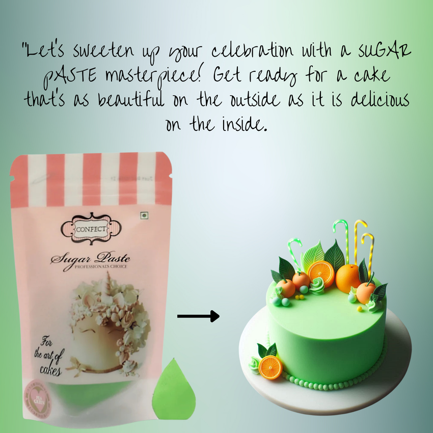 Neon Green Fondant | Edible Sugarpaste 250 Gm