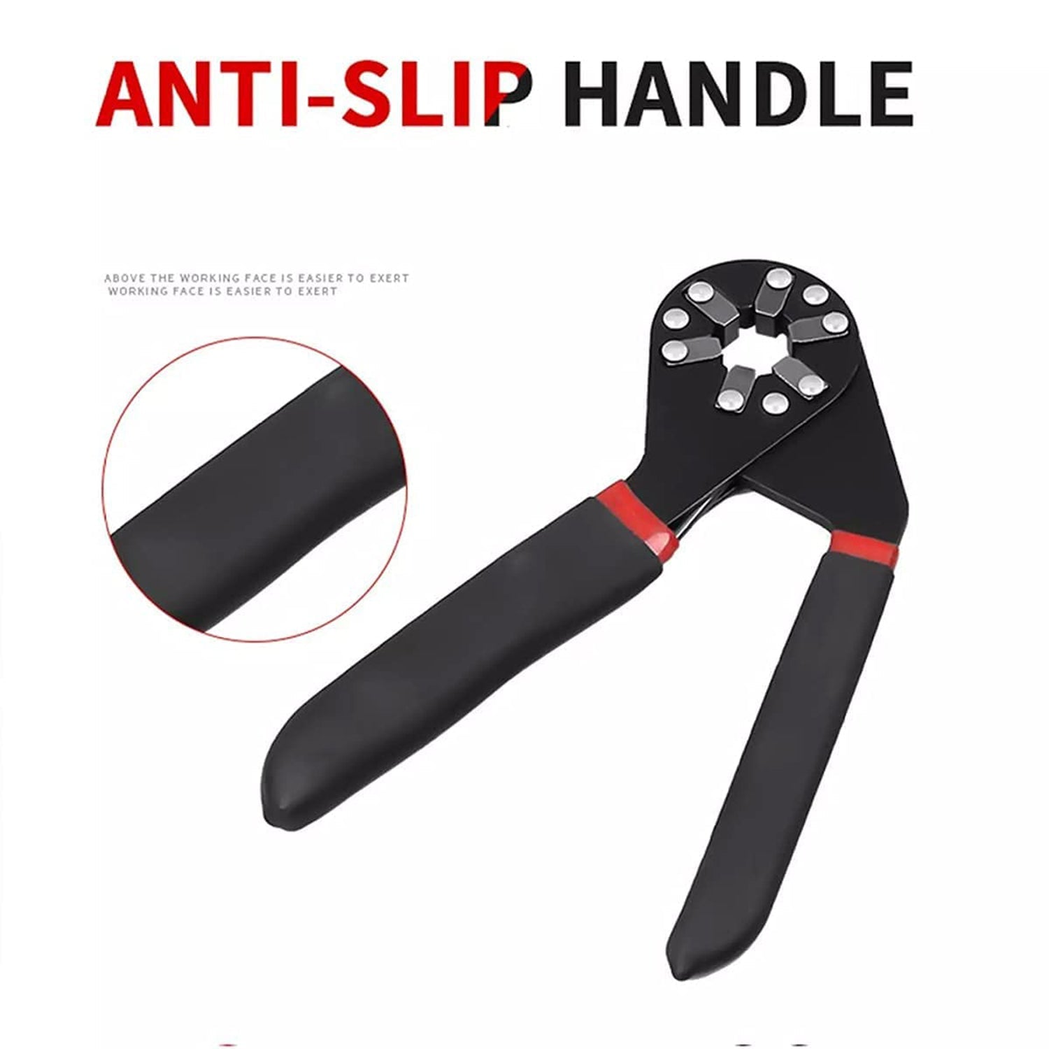 Multi-Function Hexagon Universal Wrench Adjustable Bionic Plier Spanner Repair Hand Tool (Small) Single Sided Bionic Wrench Household Repairing Wrench Hand Tool - Springkart 