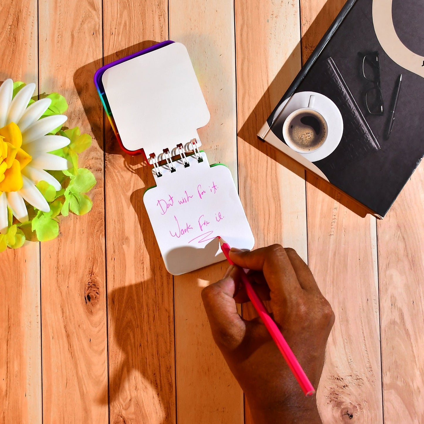 Heart pattern Pop it Fidget Spiral Notebook Bubble Push Pop Fidget Silicon Toy Book Stress Relief Anxiety School Stationery Notebook - Springkart 