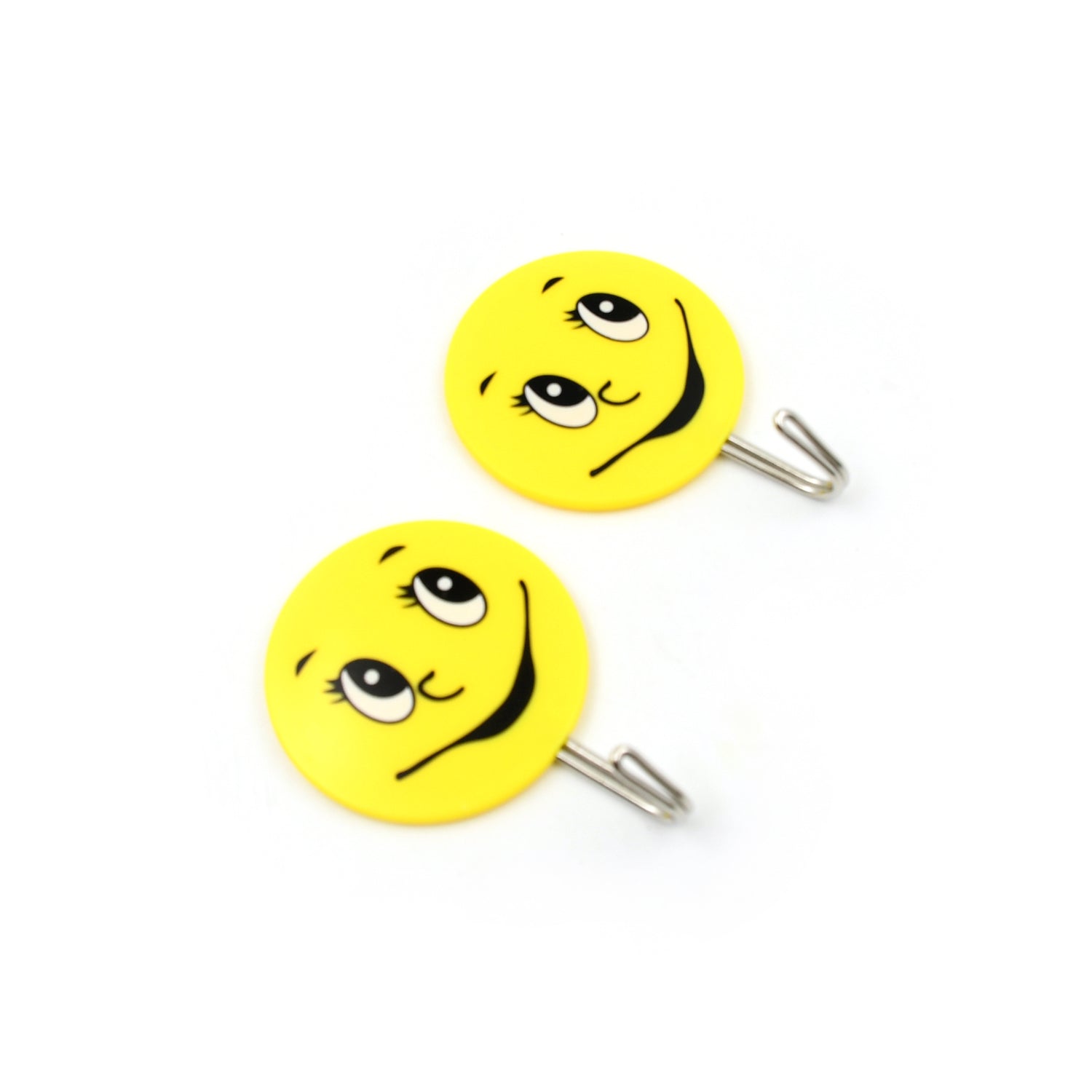 Multipurpose Self-Adhesive Hooks (2 Pc): Heavy Duty, Waterproof, Bathroom, Kitchen - Springkart 