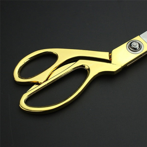 Gold Plated Professional Cloth Cutting Scissor - Springkart 