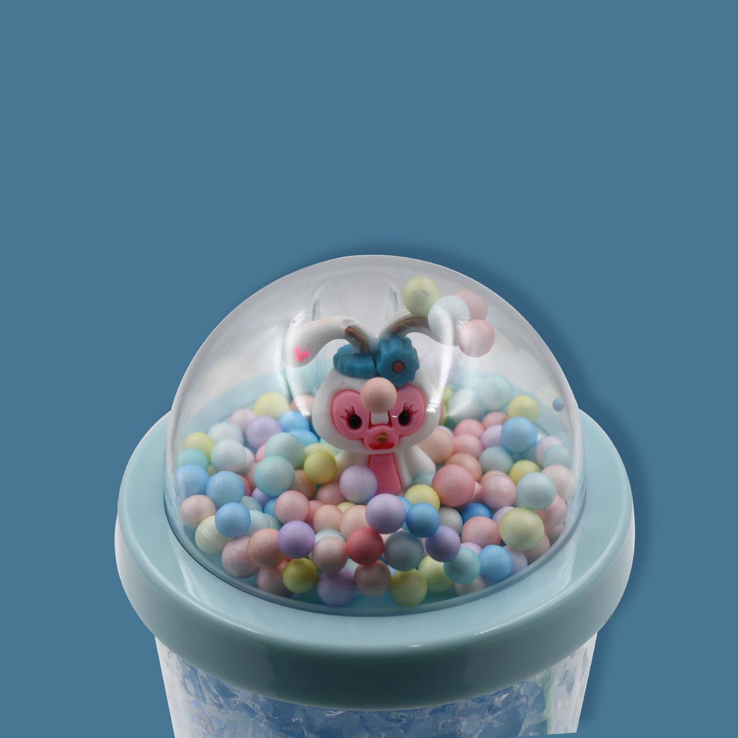 LED Light Unicorn Sipper Water Bottle Mason Jar Tumbler with Straw for Kids Glitter Sipper with Toy Drinking Cups for Boys and Girls School/Tuition/Gym/ Picnic, Kids and Adults, Birthday Return Gifts - Springkart 