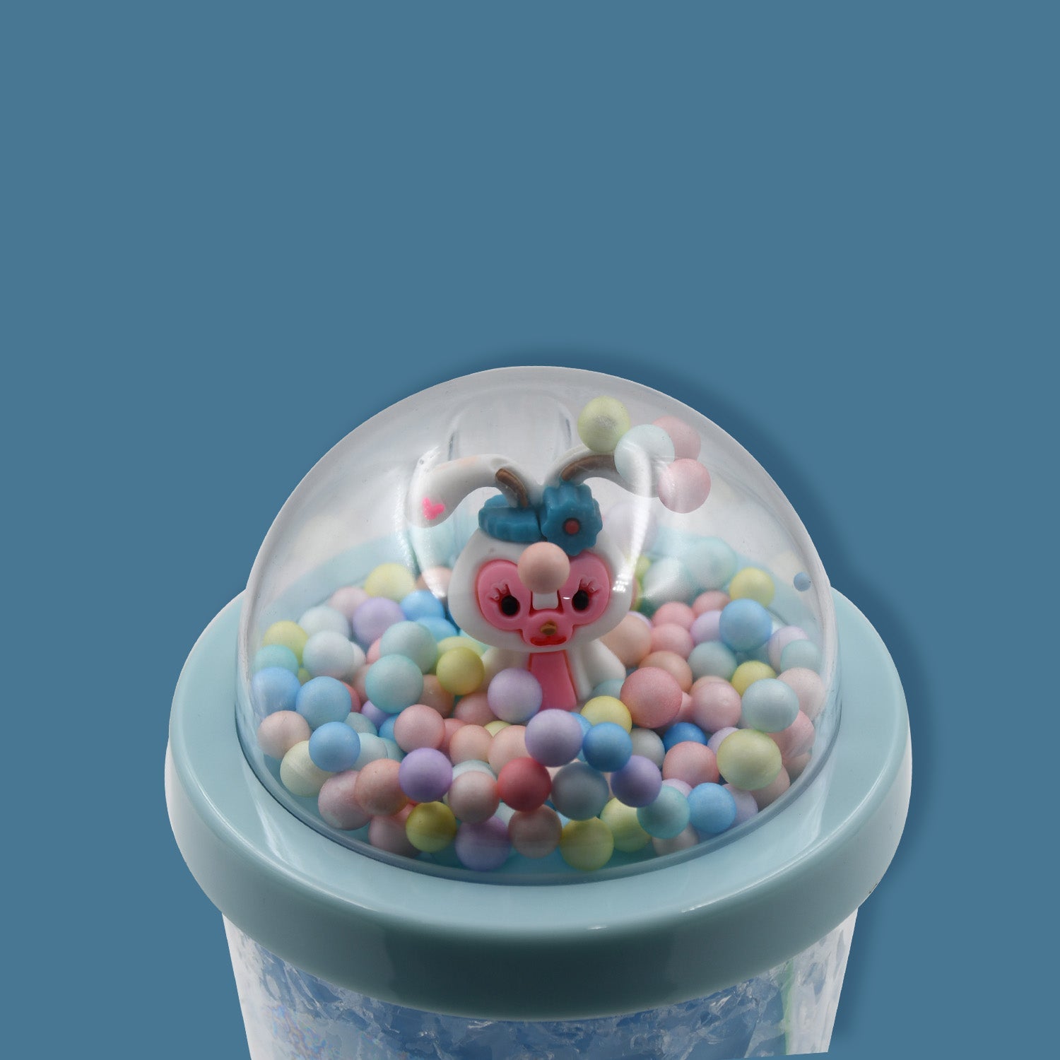 LED Light Unicorn Sipper Water Bottle Mason Jar Tumbler with Straw for Kids Glitter Sipper with Toy Drinking Cups for Boys and Girls School/Tuition/Gym/ Picnic, Kids and Adults, Birthday Return Gifts - Springkart 