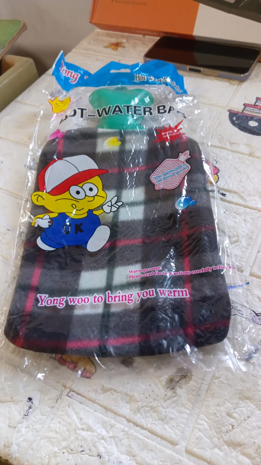 Hot Water Bag With Cover For Pain Relief, Neck, Shoulder Pain and Hand, Feet Warmer, Menstrual Cramps, Hot and Cold Therapy Leak Proof Pad (1 Pc) - Springkart 