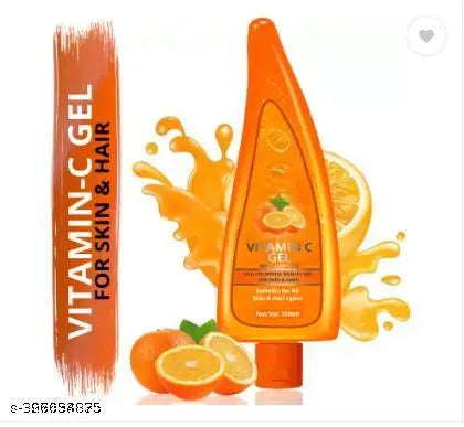 Vitamin C Gel For Skin & Hair, Skin Brightening & Replenishes Skin Moisture (150 ml) pack of 3