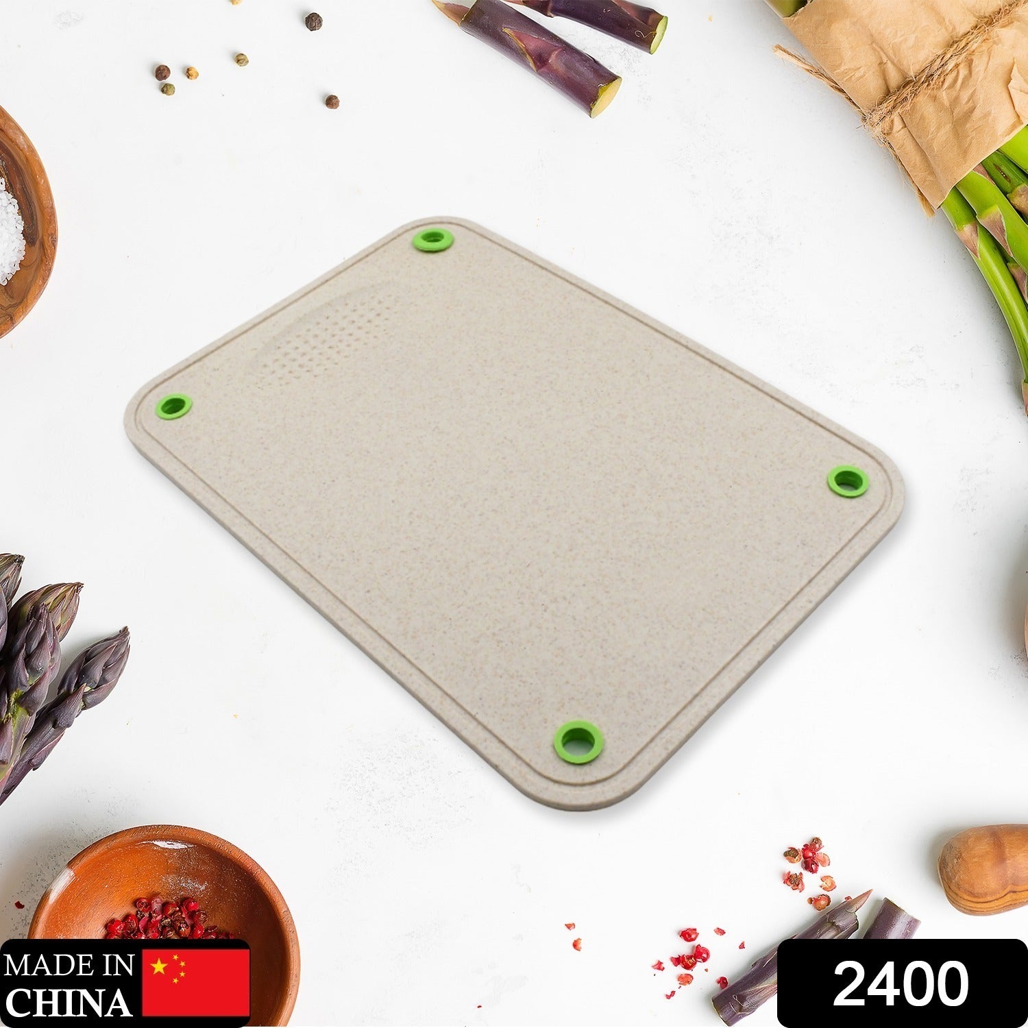 Kitchen Chopping Board Household Double-sided Cutting Board Knife Board Vegetable Cutting and Fruit Multi-purpose Plastic Sticky Board Cutting board - Springkart 