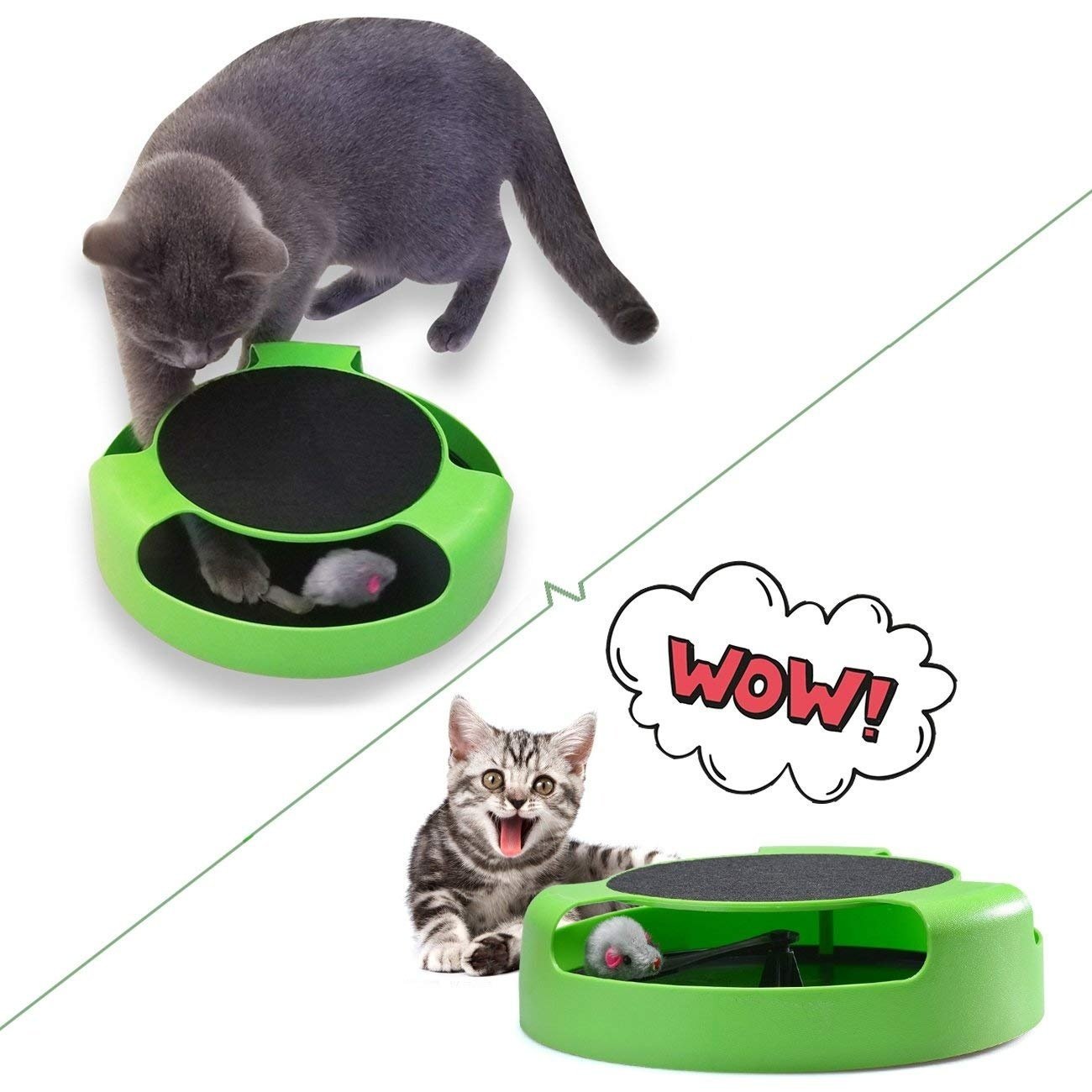 Cat Interactive Toy (Cat Scratching Pad) - Springkart 