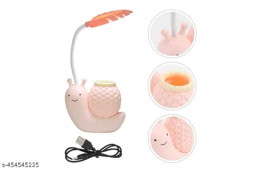 Lamp For Kids Girls Stylish Led Light For Boys 1 Piece, Lamp With Pen Stand