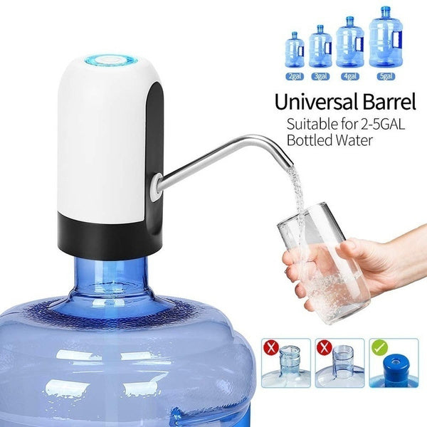 Automatic Drinking Cooler USB Charging Portable Pump Dispenser - Springkart 