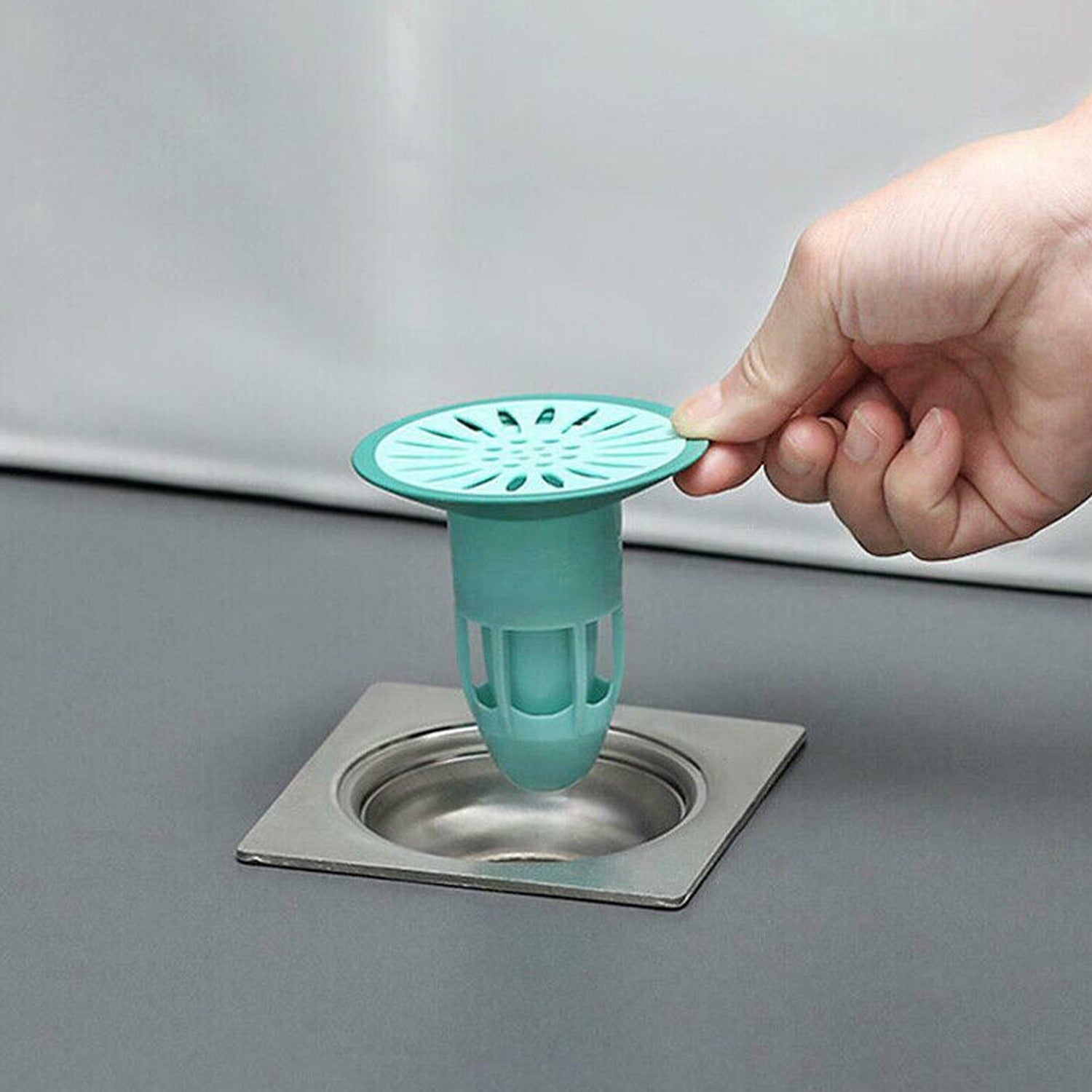 Deodorant Floor Drain Core Silicone Drain Stopper Insectproof Anti-Odor Hair Trap Plug Trap for Kitchen Bathroom Toilet - Springkart 
