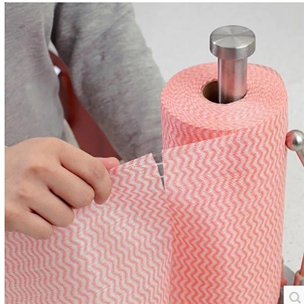 Non Wooven Fabric Disposable Handy Wipe Cleaning Cloth Roll (1Pc) - Springkart 