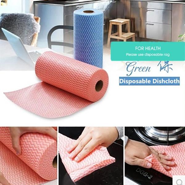 Non Wooven Fabric Disposable Handy Wipe Cleaning Cloth Roll (1Pc) - Springkart 