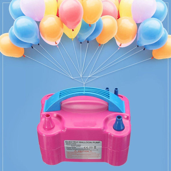 Portable Dual Nozzle Electric Balloon Blower Pump Inflator - Springkart 
