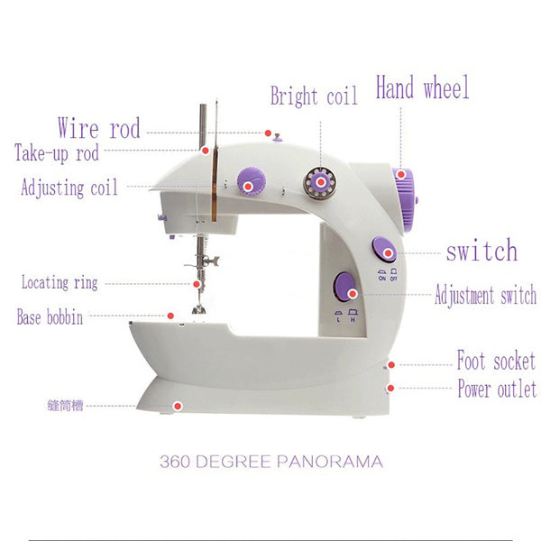 Portable Mini Hand Tailor Machine for Sewing Stitching - Springkart 