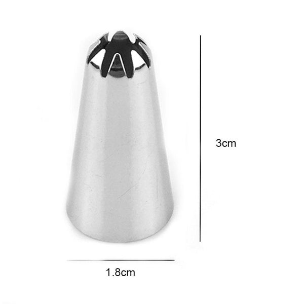 Cake Decorating Stainless Steel Nozzle (12pcs) - Springkart 