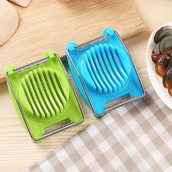 Plastic Multi Purpose Egg Cutter / Slicer with Stainless Steel Wires - Springkart 