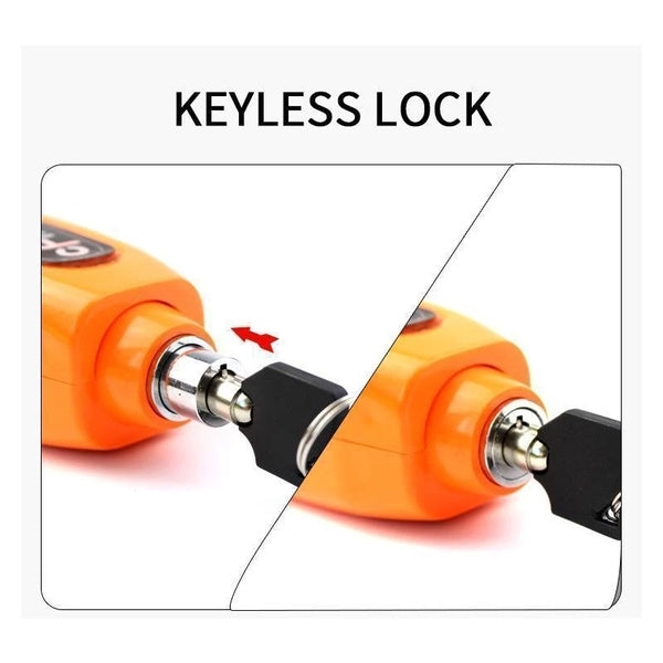 Heavy Duty Bike Brake Lock - Secure Locking System with Handlebar and Brake Lever Grip - Springkart 