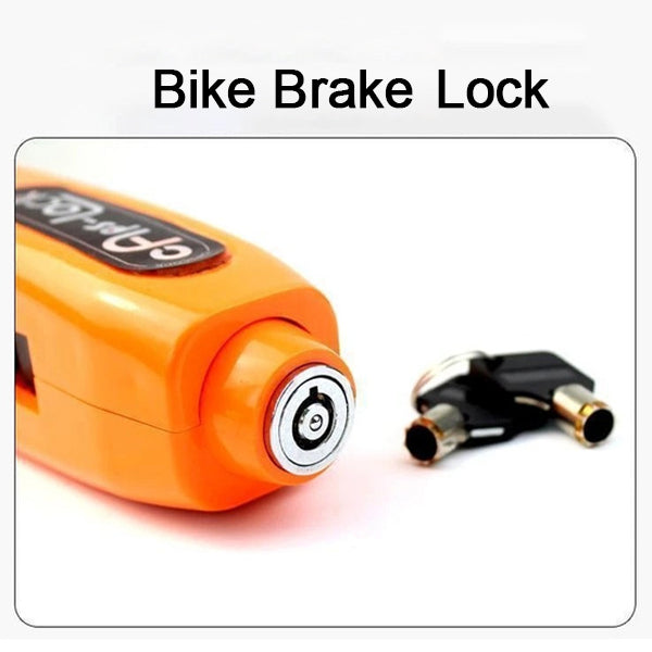 Heavy Duty Bike Brake Lock - Secure Locking System with Handlebar and Brake Lever Grip - Springkart 