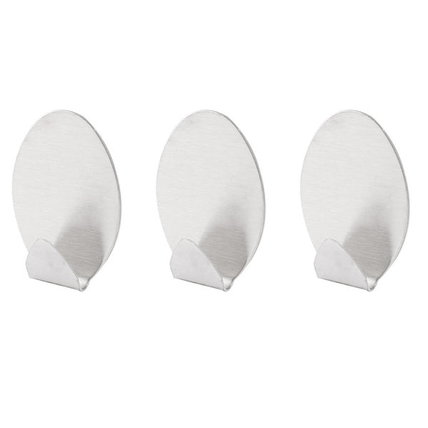 Multipurpose Stainless Steel Adhesive Hooks - Springkart 