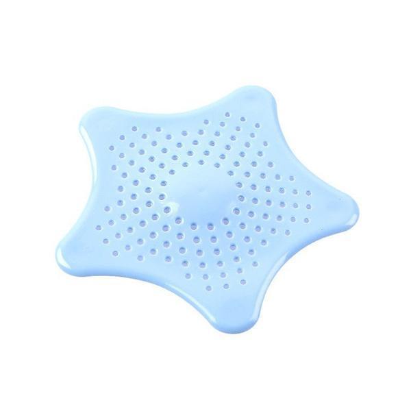 Silicone Star Shaped Sink Filter Bathroom Hair Catcher Drain Strainers for Basin - Springkart 