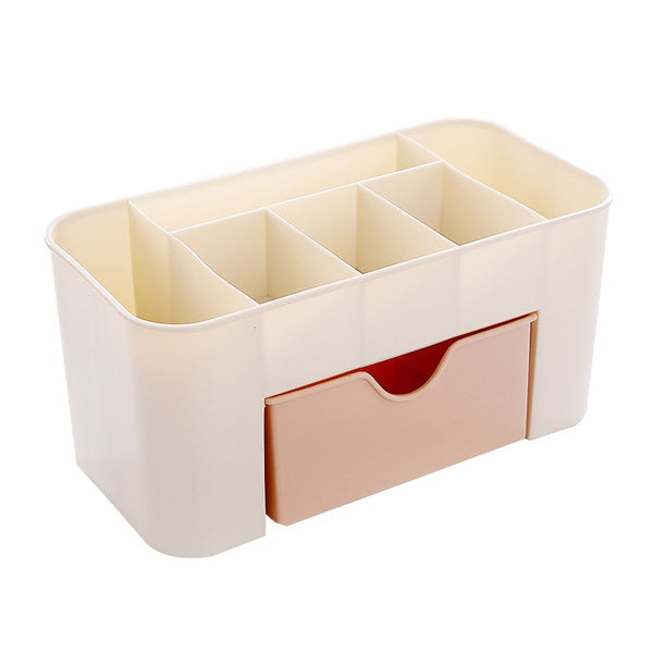 Spacious cutlery and makeup box with a girl design for stylish and practical storage.