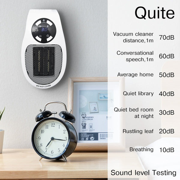 Portable Electric Heater Mini Fan Heater Desktop Household - Springkart 