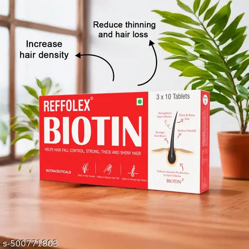 Biotin 10000 mcg Maximum Strength For Hair Growth ,Skin and Nails for Men & Women (30 No) - Springkart 