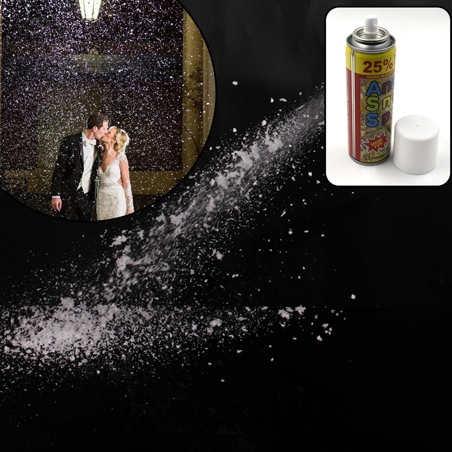 Party Snow Spray used in all kinds of party and official places for having fun with friends and others. - Springkart 
