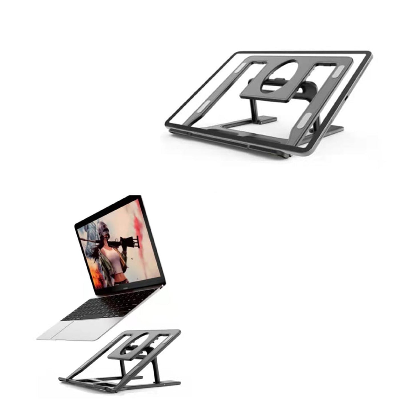 Foldable & Adjustable Portable Laptop Stand for laptops - Springkart 