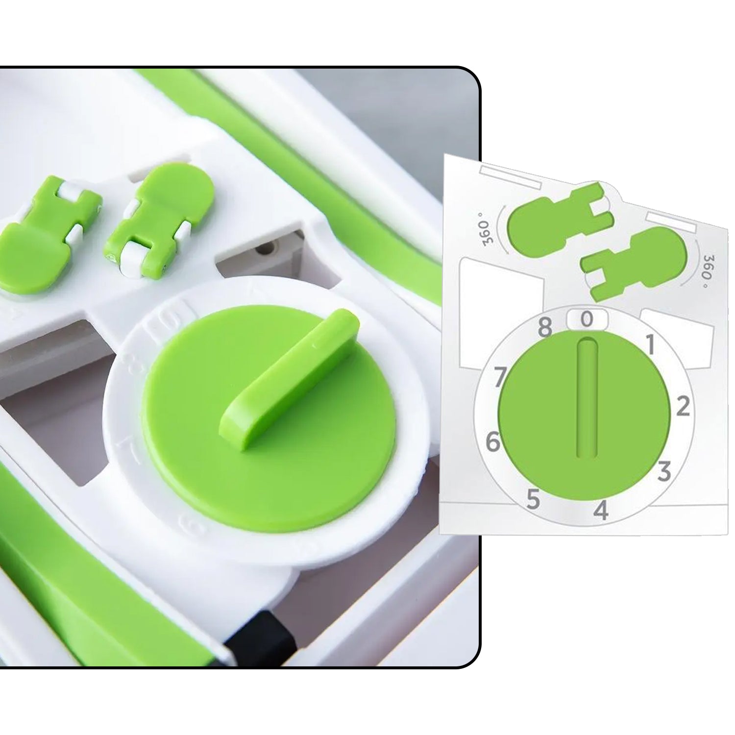 Multi functional Time Saving Adjustable Hand Press Vegetables Chopper - Springkart 