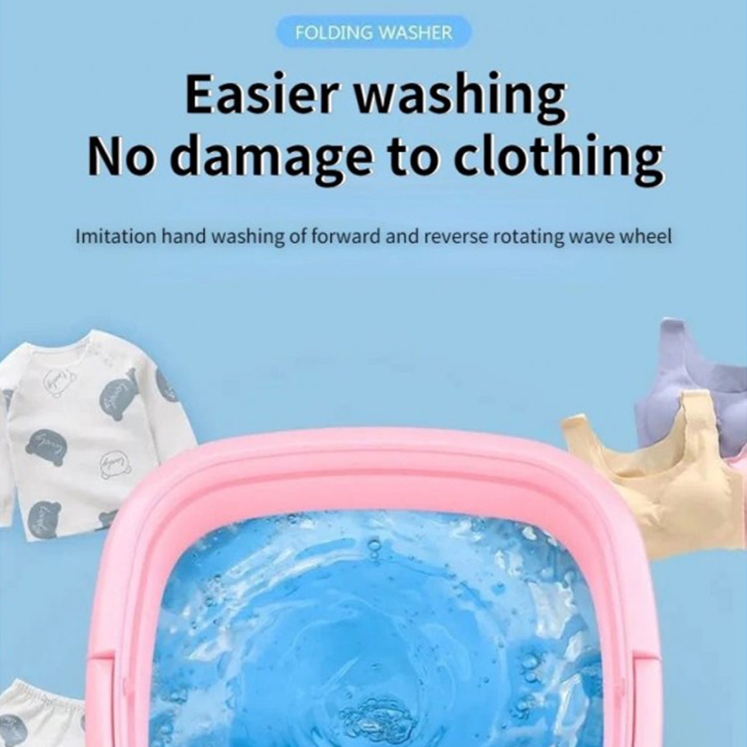 Mini Foldable Washing Machine - Springkart 