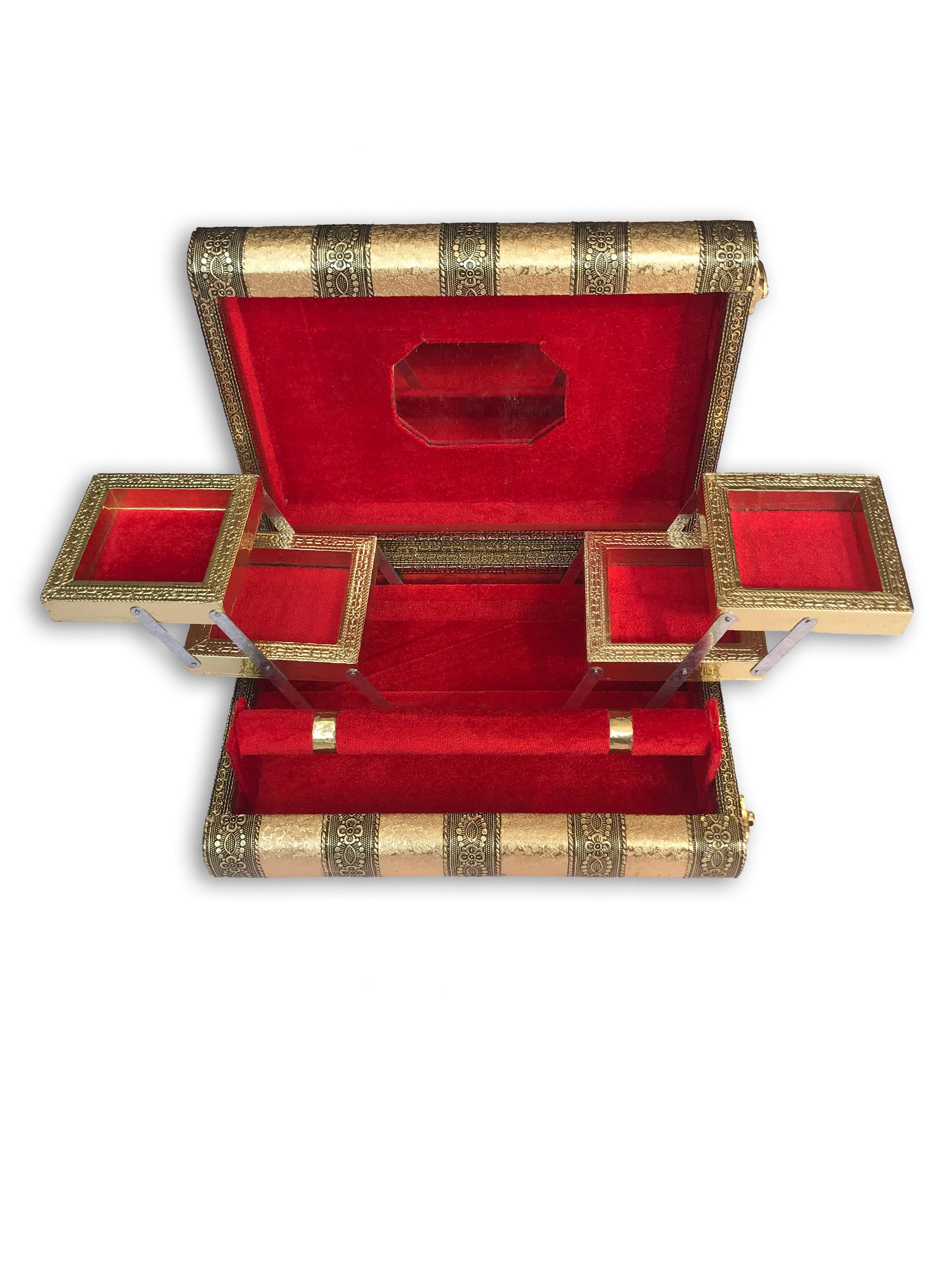 Jewellery Jewel Boxes Storage Box Organizer Gift Box for Women Necklace Earring Set Bangles Churi Gift for Women - Springkart 