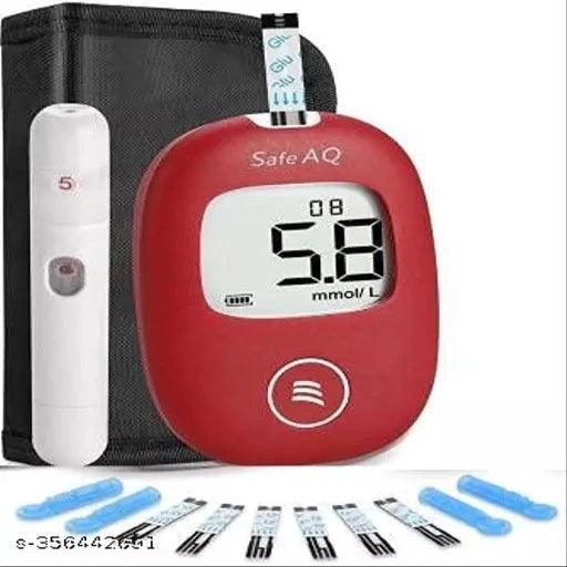 Safe AQ Glucometer with 50 Strips - Springkart 