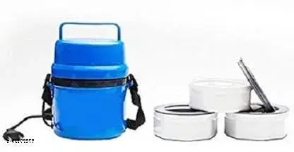 stupefying 800 ml 3 Compartments  (Conduction Heat Lunch Box)
