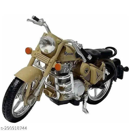 Bullet Miniature Scale Model, Toy Bike with Pullback Action,