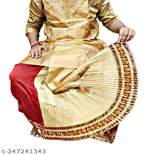 Stylish Bengali Men Dupion Silk Dhoti For Men