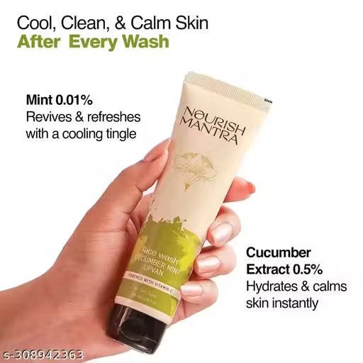 Nourish Mantra - Cucumber Mint Upvan Face Wash (100 ml)