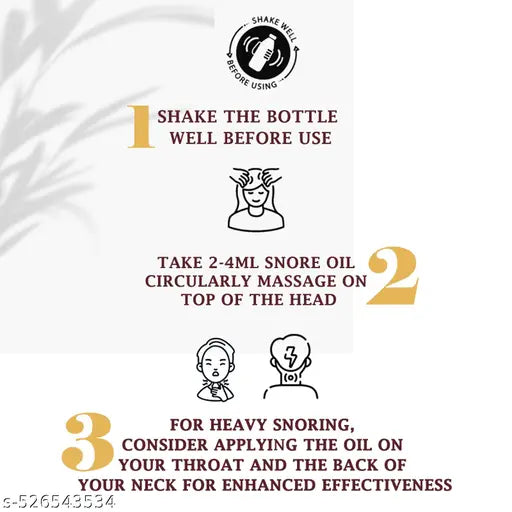 VIP Sleep Care Oil – Pack of 3 (20ml) | Herbal Anti Snoring for Men & Women